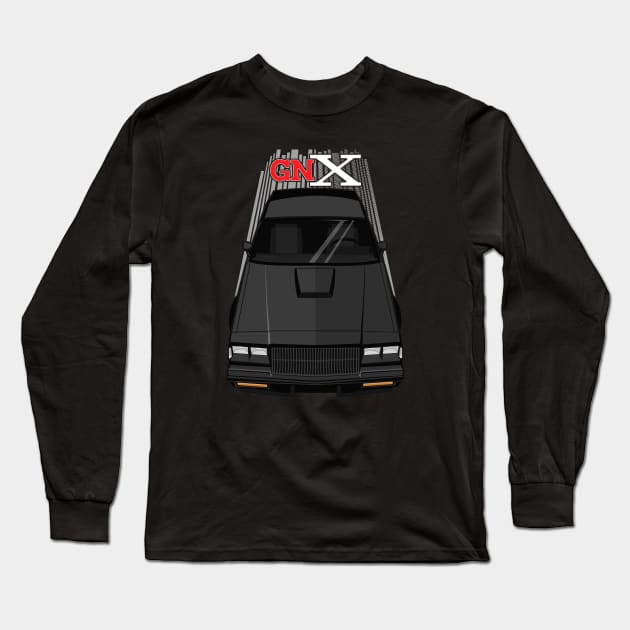 Buick Regal GNX 1987 - black Long Sleeve T-Shirt by V8social